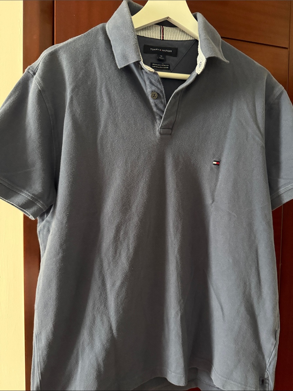 Tommy Hilfiger Slate Blue Short-Sleeve Polo